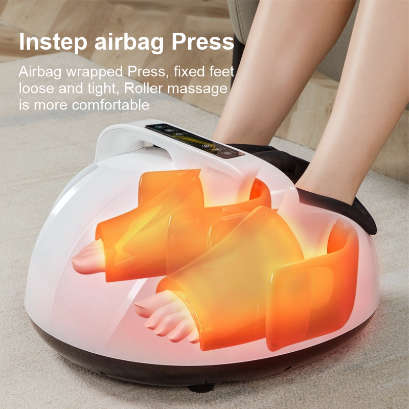 ORANGLES Shiatsu Foot Massager Electric Heat and Air Compression for Pain Relief and Circulation - angled perspective - Image 4 of 5 | excellent for daily use | New York | Free Shipping ORANGLES