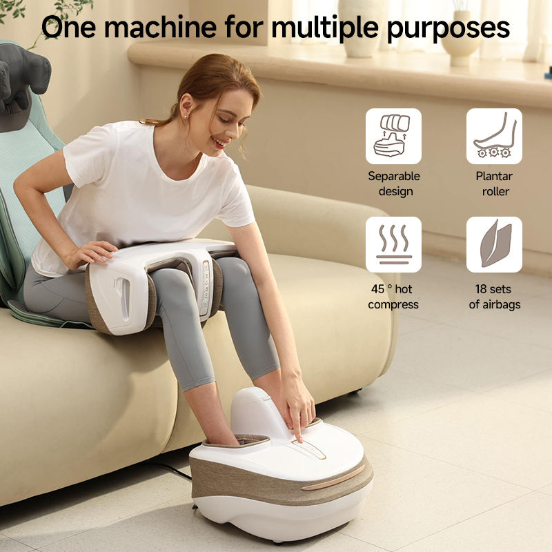 ORANGLES Foot and Calf Massager Shiatsu Heat and Vibration for Circulation and Pain Relief - detailed closeup view - Image 3 of 6 | great for travel | Texas | Free Shipping ORANGLES