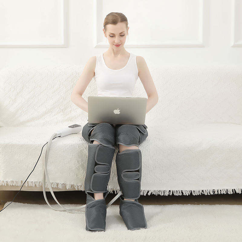 ORANGLES Air Compression Leg Massager Wireless Heated Recovery Boots for Pain Relief and Circulation - high resolution display - Image 2 of 3 | perfect for office | California | Free Shipping ORANGLES