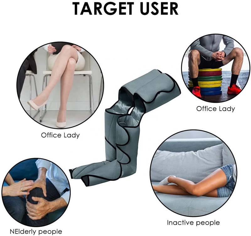 ORANGLES Air Compression Leg Massager Wireless Heated Recovery Boots for Pain Relief and Circulation - detailed closeup view - Image 3 of 3 | great for travel | Texas | Free Shipping ORANGLES