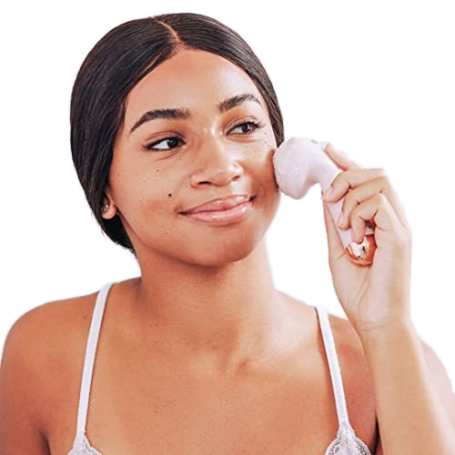 ORANGLES Silicone Sonic Facial Brush – 4‑Speed Deep Pore Cleaner - detailed closeup view - illustrating benefits - Image 3 of 5 | created for all | Shop Silicone Sonic Facial Brush – 4‑Speed Deep Pore Cleaner North Carolina | Free Shipping ORANGLES