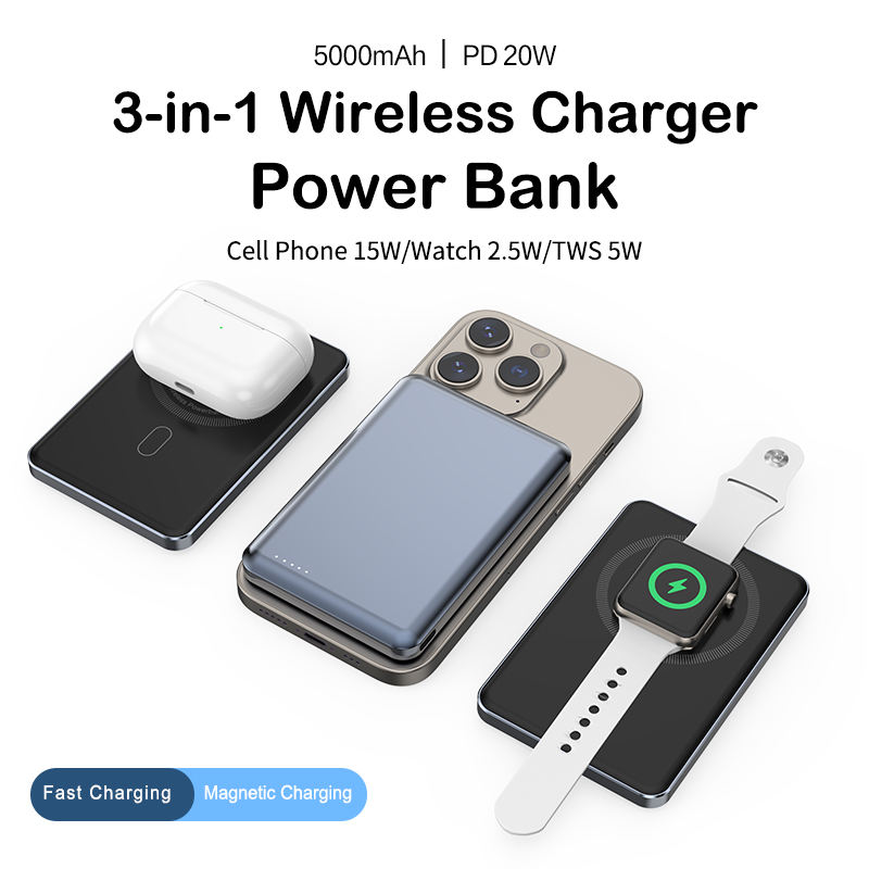 ORANGLES 2‑in‑1 Wireless Power Bank – Foldable Fast Charging 10000mAh & 5000mAh - high resolution display - exposing craftsmanship - Image 2 of 6 | built for everyone | 2‑in‑1 Wireless Power Bank – Foldable Fast Charging 10000mAh & 5000mAh for sale Georgia | Free Shipping ORANGLES