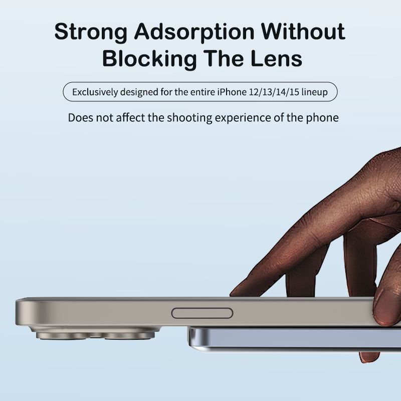 ORANGLES 2‑in‑1 Wireless Power Bank – Foldable Fast Charging 10000mAh & 5000mAh - angled perspective - presenting advantages - Image 4 of 6 | fits any environment | Purchase 2‑in‑1 Wireless Power Bank – Foldable Fast Charging 10000mAh & 5000mAh Michigan | Free Shipping ORANGLES