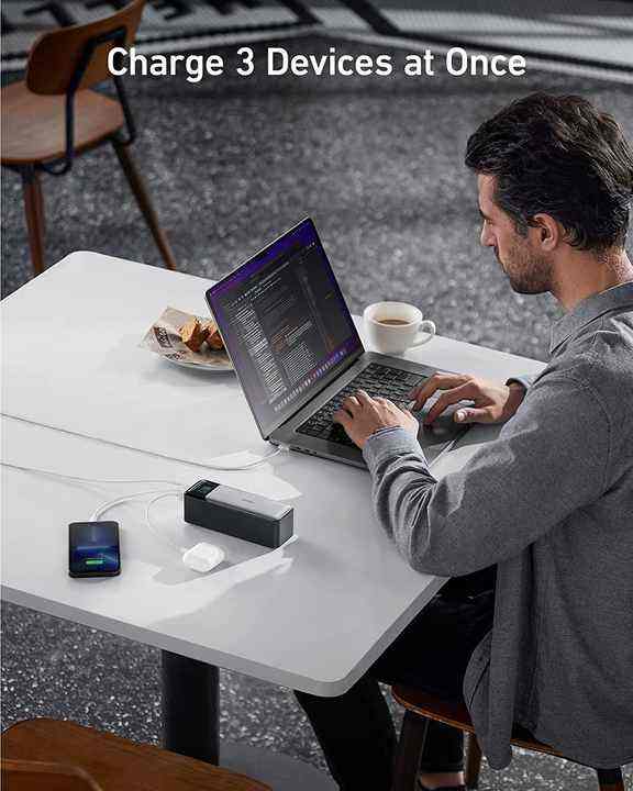 ORANGLES H26 Portable Power Bank – 10000mAh Fast Charging with Retractable Cable - full product showcase - displaying specifications - Image 5 of 6 | adapts to any space | H26 Portable Power Bank – 10000mAh Fast Charging with Retractable Cable deal New Jersey | Free Shipping ORANGLES