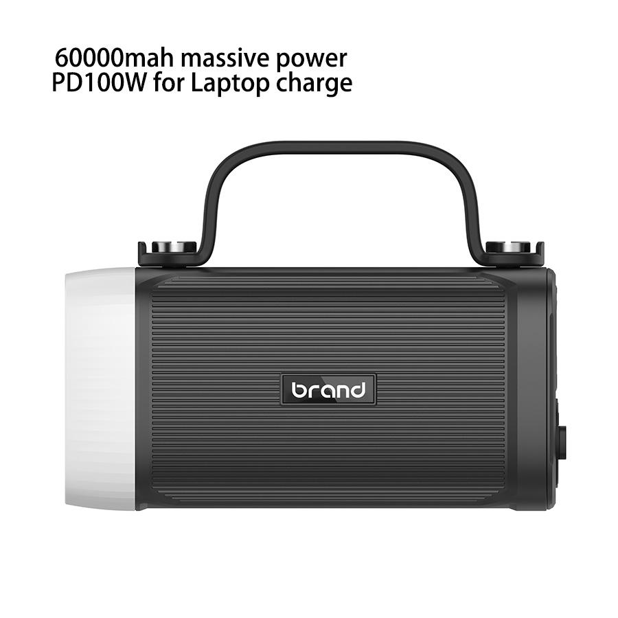 ORANGLES 60000mAh Laptop Power Bank – PD 100W Super Fast Charging Outdoor Portable Charger - angled perspective - presenting advantages - Image 4 of 5 | fits any environment | Purchase 60000mAh Laptop Power Bank – PD 100W Super Fast Charging Outdoor Portable Charger Michigan | Free Shipping ORANGLES