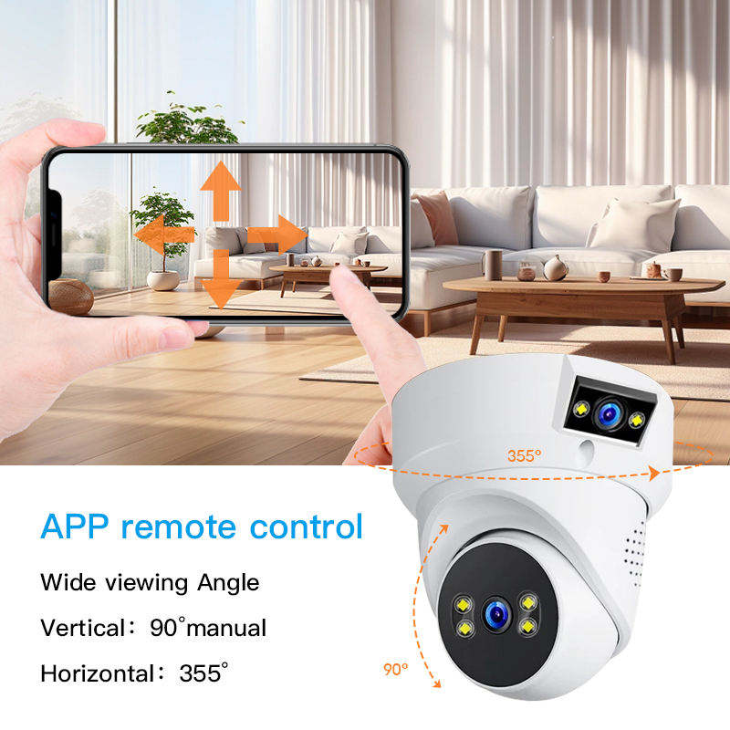 ORANGLES Solar Powered Security Camera 1080p WiFi Outdoor - high resolution display - Image 2 of 5 | perfect for office | California | Free Shipping ORANGLES