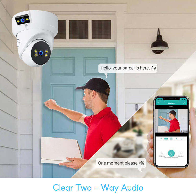 ORANGLES Solar Powered Security Camera 1080p WiFi Outdoor - detailed closeup view - Image 3 of 5 | great for travel | Texas | Free Shipping ORANGLES