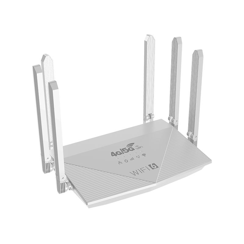 ORANGLES WiFi 6 Router 6 Antenna Portable Wireless Router with SIM Slot and 5000mAh Battery - angled perspective - Image 1624 of 10 | excellent for daily use | Michigan | Free Shipping ORANGLES