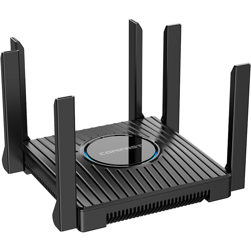 ORANGLES WiFi 7 Router COMFAST BE3600 Dual Band Mesh 3570Mbps High Performance Home Router - angled perspective - Image 4 of 5 | excellent for daily use | New York | Free Shipping ORANGLES