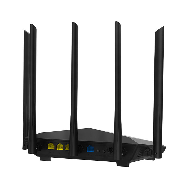 ORANGLES WiFi 7 Router Tenda AC7 High Power Dual Band 1200M Gigabit Wireless Router - high resolution display - Image 2 of 3 | perfect for office | California | Free Shipping ORANGLES