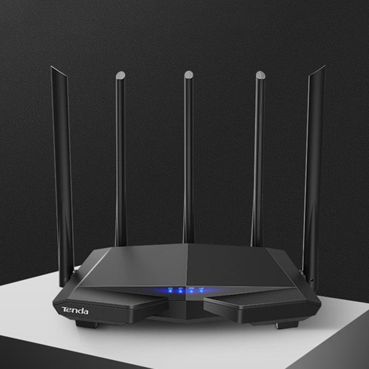 ORANGLES WiFi 7 Router Tenda AC7 High Power Dual Band 1200M Gigabit Wireless Router - detailed closeup view - Image 3 of 3 | great for travel | Texas | Free Shipping ORANGLES