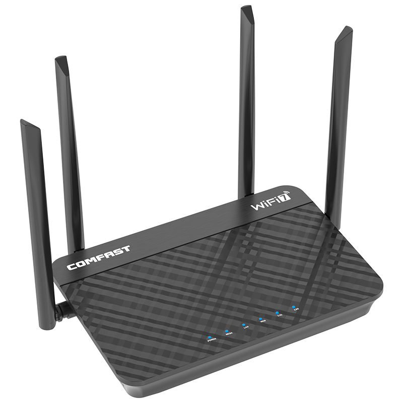 ORANGLES WiFi 7 Router COMFAST Mesh 5G 3600Mbps Dual Band High Gain Antennas OpenWrt - detailed closeup view - Image 3 of 4 | great for travel | Texas | Free Shipping ORANGLES