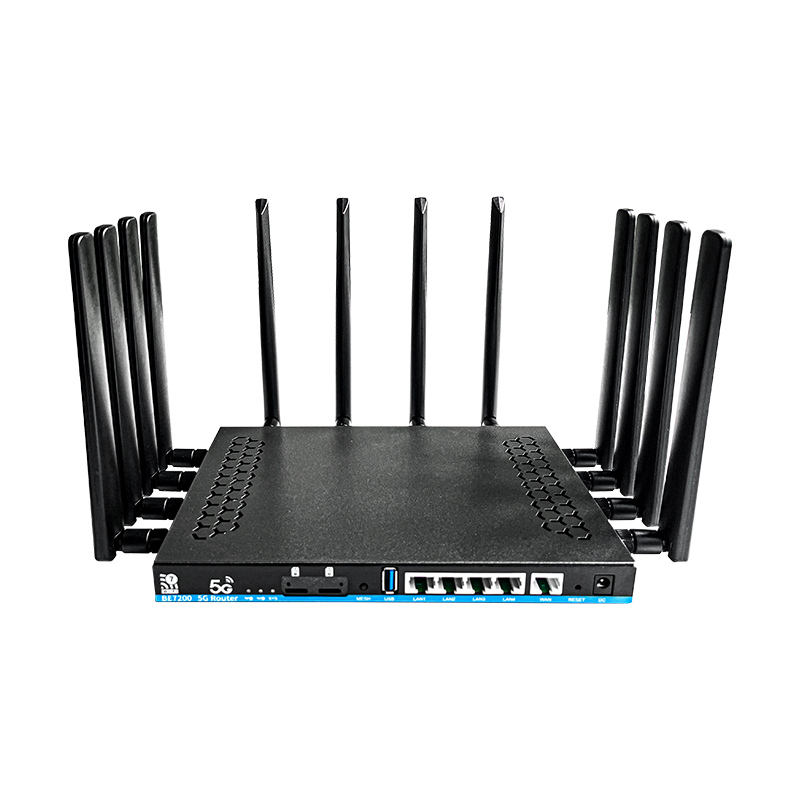 WiFi 7 Router 7200Mbps 5G CPE Dual SIM with 2.5G WAN Port OpenWrt