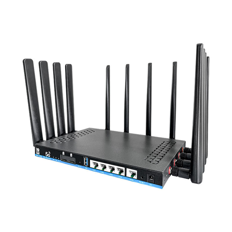 ORANGLES WiFi 7 Router 7200Mbps 5G CPE Dual SIM with 2.5G WAN Port OpenWrt - angled perspective - Image 4 of 5 | excellent for daily use | New York | Free Shipping ORANGLES