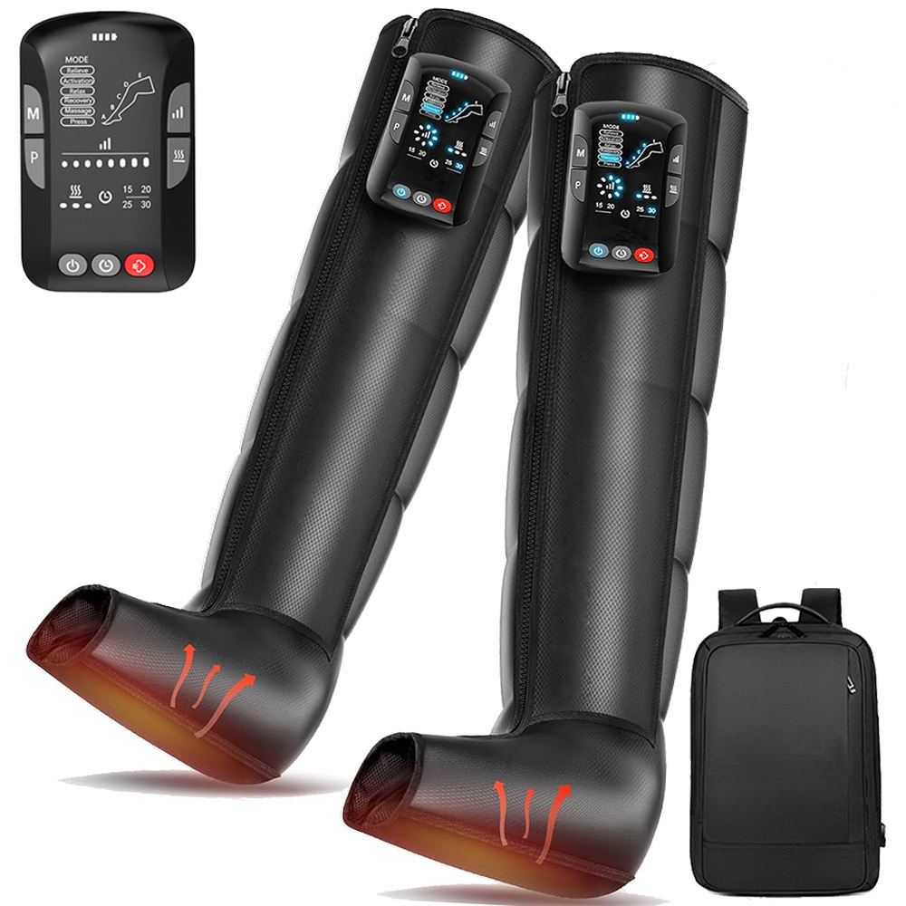 Air Compression Leg Massager Portable 5 Mode Boots for Relaxation and Fatigue Relief