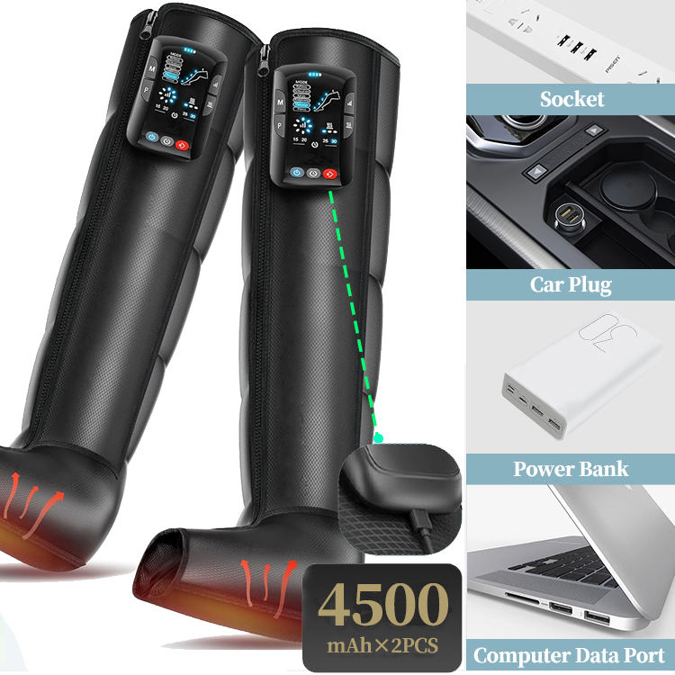 ORANGLES Air Compression Leg Massager Portable 5 Mode Boots for Relaxation and Fatigue Relief - full product showcase - Image 5 of 6 | suitable for professionals | Florida | Free Shipping ORANGLES