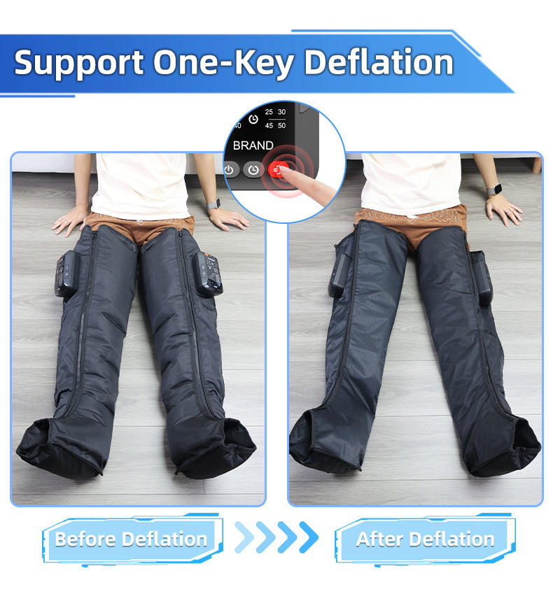 ORANGLES Air Compression Leg Massager | 5‑Chamber Wireless Recovery Boots with Heat Therapy - full product showcase - Image 5 of 5 | suitable for professionals | Florida | Free Shipping ORANGLES