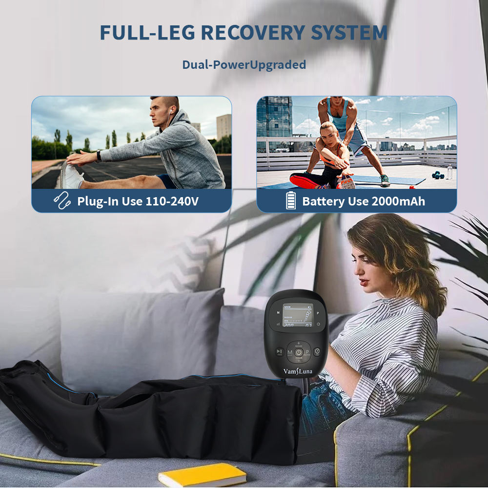 ORANGLES Air Compression Leg Massager | Rechargeable Recovery Boots for Sports & Fitness Relaxation - full product showcase - Image 5 of 5 | suitable for professionals | Florida | Free Shipping ORANGLES