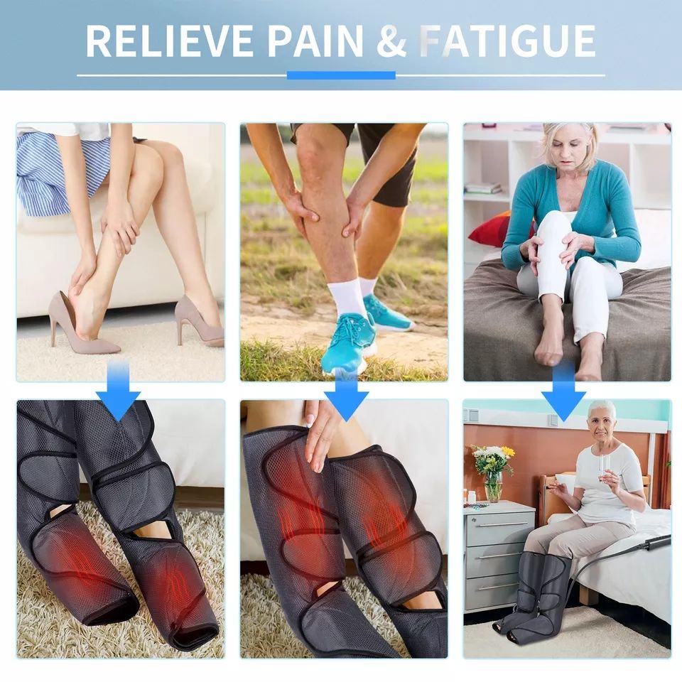 ORANGLES Foot and Leg Massage Machine | Electric Air Compression Therapy for Circulation & Relaxation - high resolution display - Image 2 of 6 | perfect for office | California | Free Shipping ORANGLES