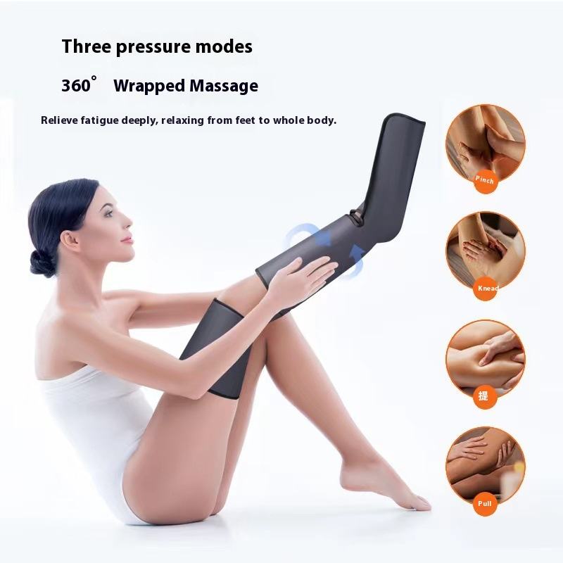 ORANGLES Foot and Leg Massager | Electric Compression Wrap with Air Pressure Therapy - high resolution display - Image 2 of 5 | perfect for office | California | Free Shipping ORANGLES