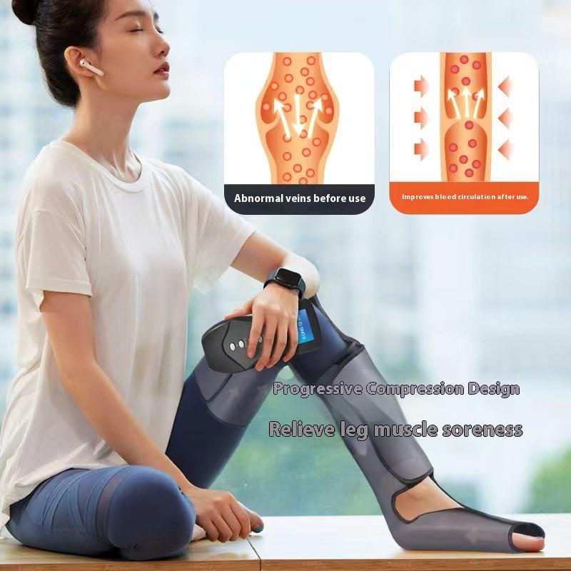 ORANGLES Foot and Leg Massager | Electric Compression Wrap with Air Pressure Therapy - angled perspective - Image 4 of 5 | excellent for daily use | New York | Free Shipping ORANGLES