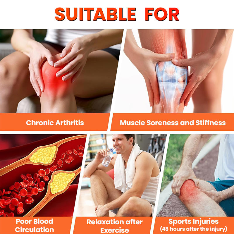 ORANGLES Knee Brace Red Light Therapy Heated Vibration Support for Pain Relief and Recovery - elegant presentation - Image 6 of 6 | designed for enthusiasts | Illinois | Free Shipping ORANGLES