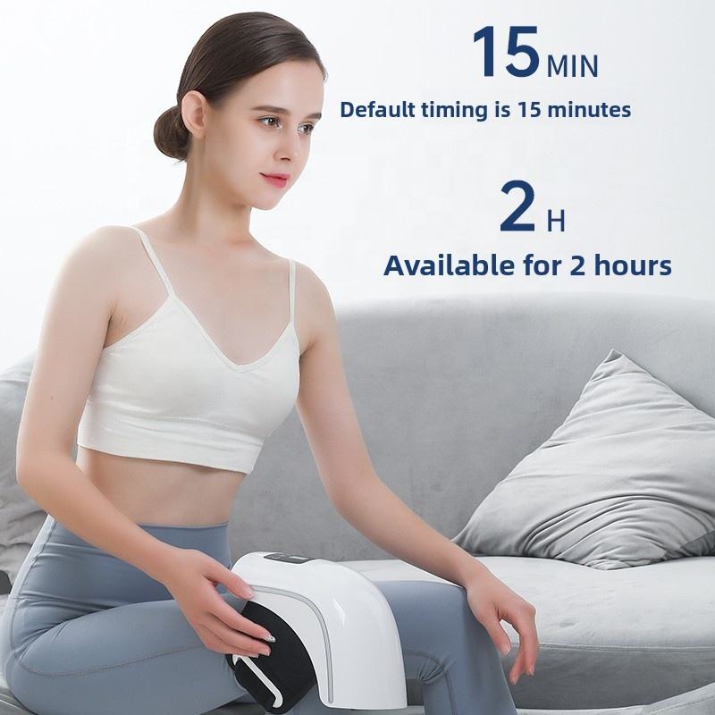 ORANGLES Knee Massager with Heat USB Heated Brace for Arthritis and Osteoarthritis Relief - angled perspective - Image 4 of 4 | excellent for daily use | New York | Free Shipping ORANGLES