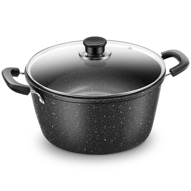Non Stick Cookware Set | Cast Iron Fryer & Induction Stew Pot with Lid