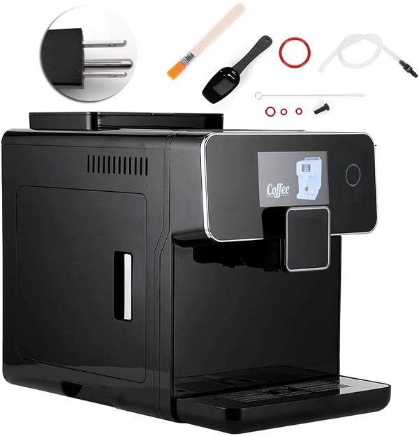 ORANGLES Automatic Coffee Machine | Smart Latte & Espresso Maker - detailed closeup view - Image 3 of 4 | great for travel | Texas | Free Shipping ORANGLES