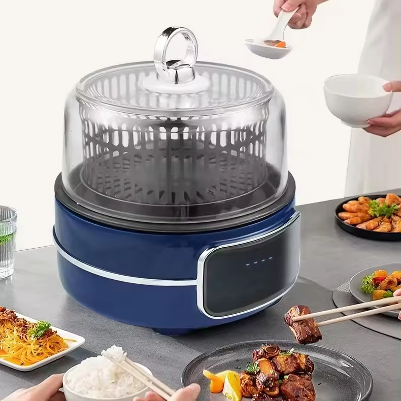 ORANGLES Electric Cooking Pot Multi‑Functional 7L Smart Cooker - detailed closeup view - Image 3 of 6 | great for travel | Texas | Free Shipping ORANGLES