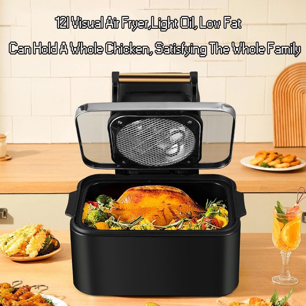 ORANGLES Toaster Oven Air Fryer 12L Digital Smart Combo - high resolution display - Image 2 of 5 | perfect for office | California | Free Shipping ORANGLES