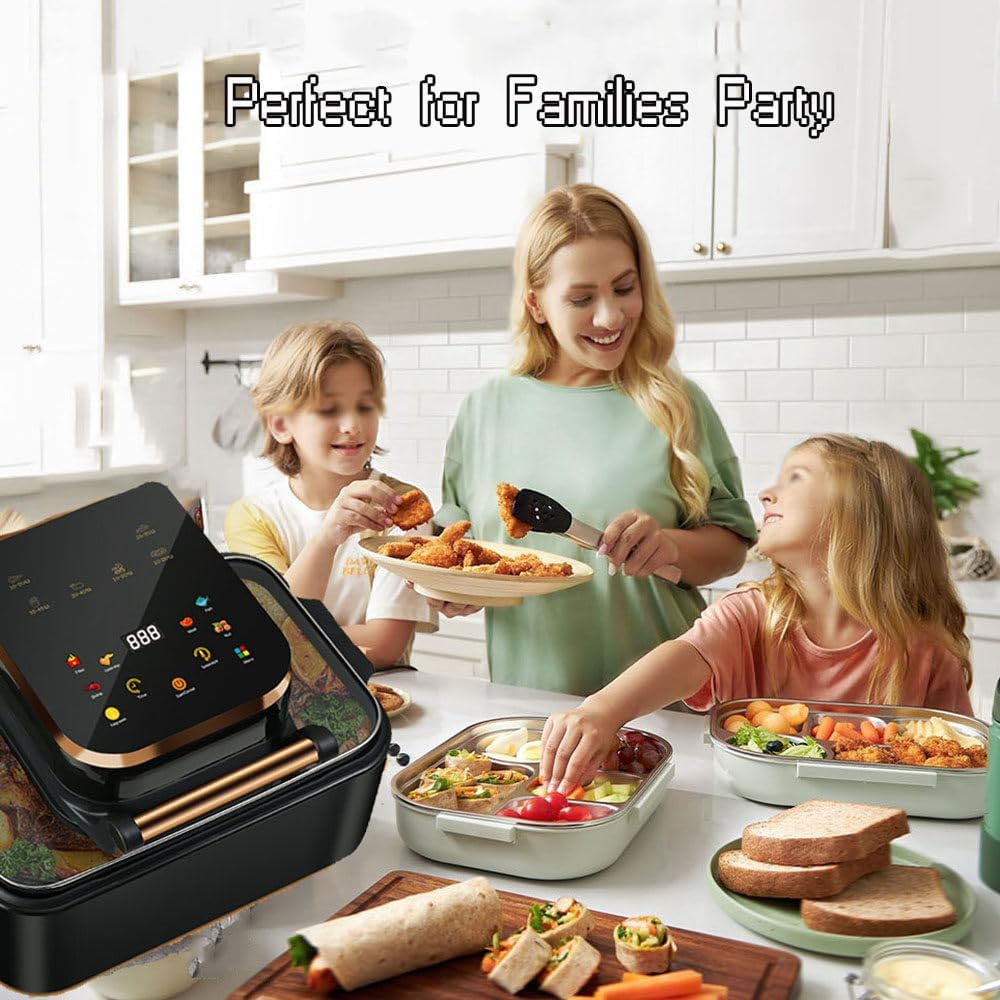 ORANGLES Toaster Oven Air Fryer 12L Digital Smart Combo - full product showcase - Image 5 of 5 | suitable for professionals | Florida | Free Shipping ORANGLES