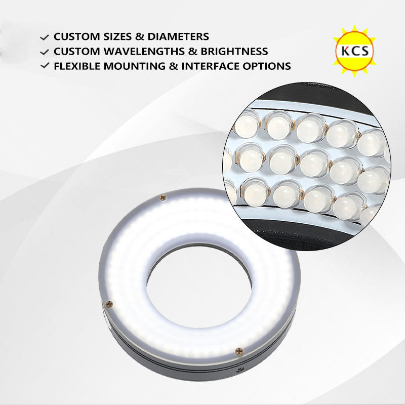 ORANGLES Custom Size LED Ring Light for Machine Vision Inspection Systems | High-Precision Industrial Vision Lighting Solution - full product showcase - displaying specifications - Image 5 of 6 | adapts to any space | Custom Size LED Ring Light for Machine Vision Inspection Systems | High-Precision Industrial Vision Lighting Solution deal New Jersey | Free Shipping ORANGLES