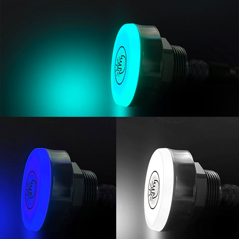 ORANGLES Otennlux T55 24V LED Signal Light 50mm | 7 Color Touch Pick to Light Aluminium Alloy Industrial Indicator - angled perspective - presenting advantages - Image 4 of 6 | fits any environment | Purchase Otennlux T55 24V LED Signal Light 50mm | 7 Color Touch Pick to Light Aluminium Alloy Industrial Indicator Michigan | Free Shipping ORANGLES