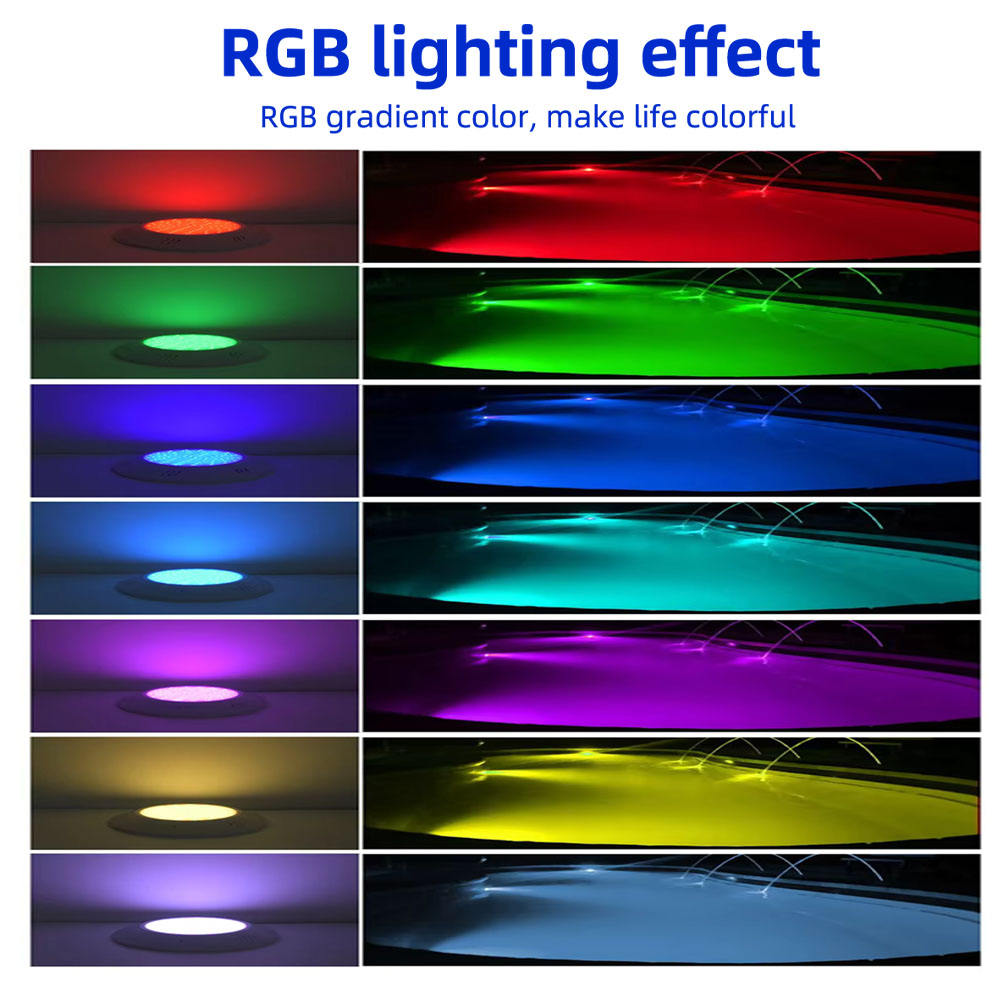 ORANGLES Waterproof Underwater LED Pool Lights | Bright Durable Wireless Swimming Pool & Decorative RGB Lights - angled perspective - presenting advantages - Image 4 of 6 | fits any environment | Purchase Waterproof Underwater LED Pool Lights | Bright Durable Wireless Swimming Pool & Decorative RGB Lights Michigan | Free Shipping ORANGLES