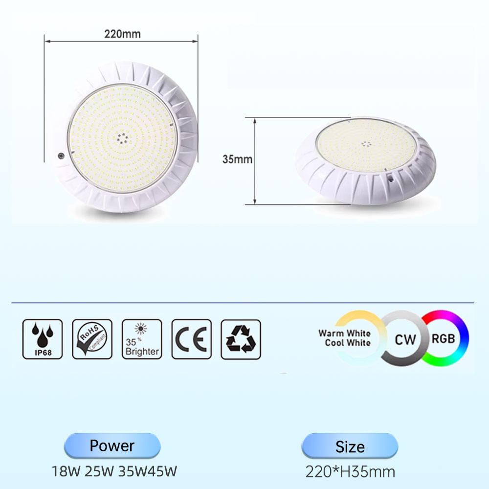 ORANGLES Waterproof Underwater LED Pool Lights | Bright Durable Wireless Swimming Pool & Decorative RGB Lights - full product showcase - displaying specifications - Image 5 of 6 | adapts to any space | Waterproof Underwater LED Pool Lights | Bright Durable Wireless Swimming Pool & Decorative RGB Lights deal New Jersey | Free Shipping ORANGLES