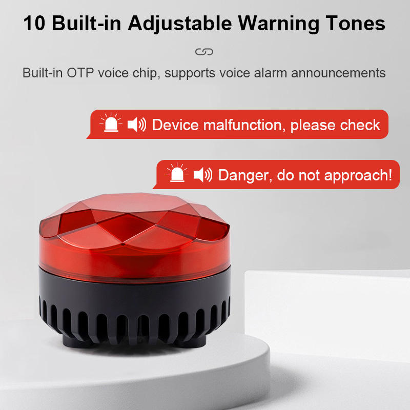 ORANGLES Flashing LED Waterproof Warning Light IP65 DC 9-30V | 10 Adjustable Tones 6 Volume Levels Car Alarm Strobe Light SF-905 - elegant presentation - exhibiting components - Image 6 of 6 | ideal for home | Discount on Flashing LED Waterproof Warning Light IP65 DC 9-30V | 10 Adjustable Tones 6 Volume Levels Car Alarm Strobe Light SF-905 Virginia | Free Shipping ORANGLES