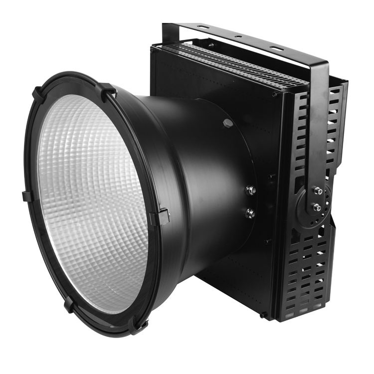 ORANGLES 200000 Lumen 2000W LED Stadium Flood Light 220V | High Power Outdoor Sports Lighting for Football, Baseball & Crane Field Use - angled perspective - presenting advantages - Image 4 of 6 | fits any environment | Purchase 200000 Lumen 2000W LED Stadium Flood Light 220V | High Power Outdoor Sports Lighting for Football, Baseball & Crane Field Use Michigan | Free Shipping ORANGLES