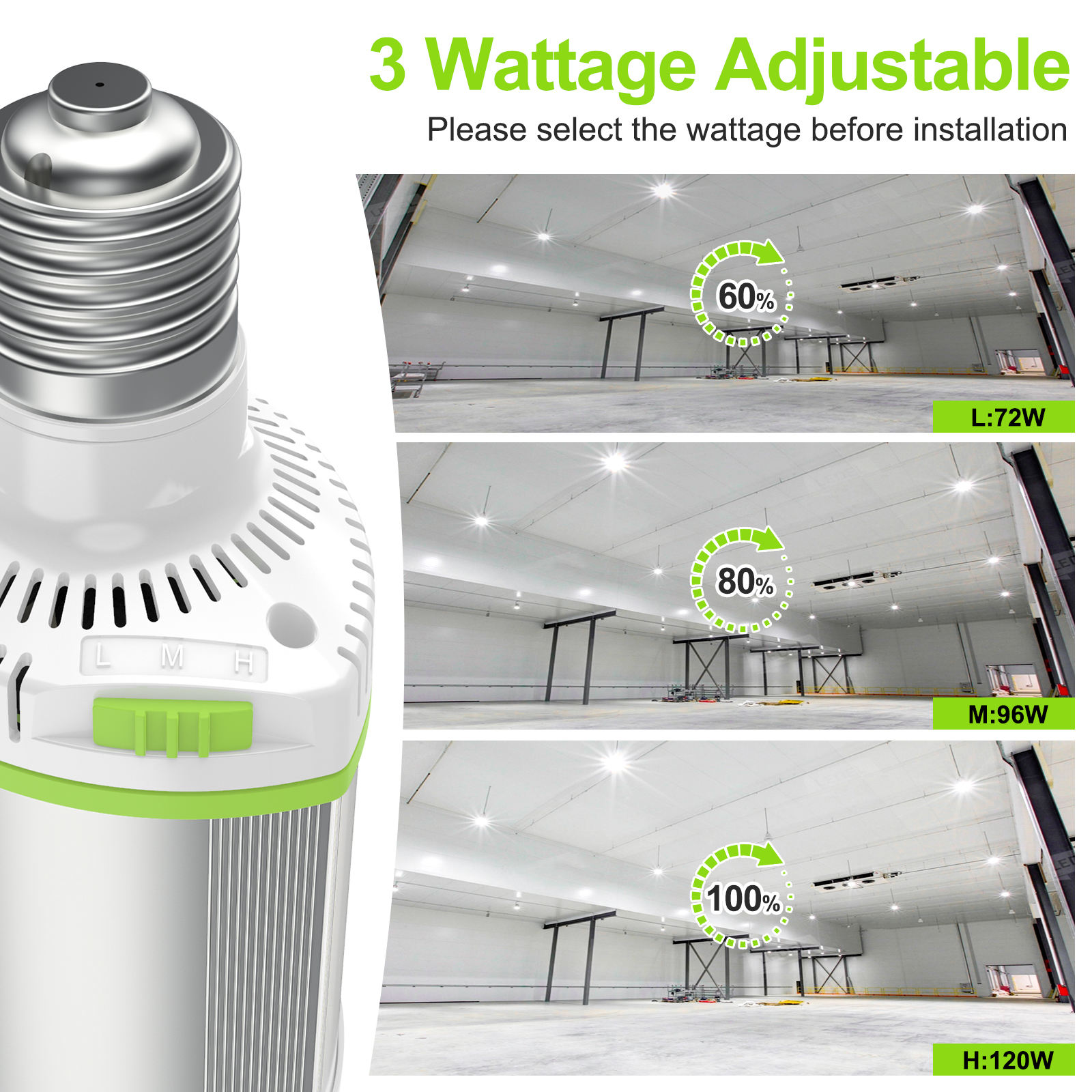 ORANGLES LED Corn Retrofit Fixture 48W–120W E39 SMD2835 | 4.5K/5K/5.7K Horizontal LED Corn Bulb Replacement Lamp for Industrial Lighting - elegant presentation - exhibiting components - Image 6 of 6 | ideal for home | Discount on LED Corn Retrofit Fixture 48W–120W E39 SMD2835 | 4.5K/5K/5.7K Horizontal LED Corn Bulb Replacement Lamp for Industrial Lighting Virginia | Free Shipping ORANGLES