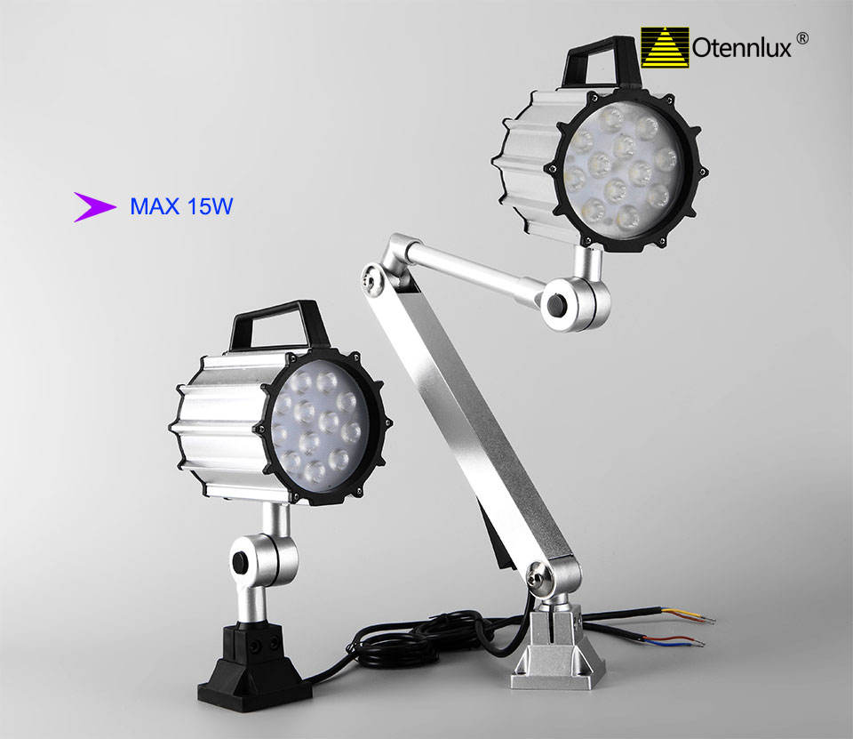 ORANGLES IP65 Long Arm LED Machine Work Light 24V 900lm | Swivel Round Industrial Lathe Light Aluminum Body - angled perspective - presenting advantages - Image 4 of 5 | fits any environment | Purchase IP65 Long Arm LED Machine Work Light 24V 900lm | Swivel Round Industrial Lathe Light Aluminum Body Michigan | Free Shipping ORANGLES