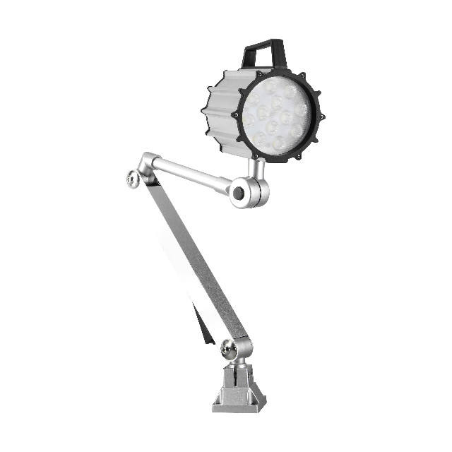 ORANGLES IP65 Long Arm LED Machine Work Light 24V 900lm | Swivel Round Industrial Lathe Light Aluminum Body - full product showcase - displaying specifications - Image 5 of 5 | adapts to any space | IP65 Long Arm LED Machine Work Light 24V 900lm | Swivel Round Industrial Lathe Light Aluminum Body deal New Jersey | Free Shipping ORANGLES