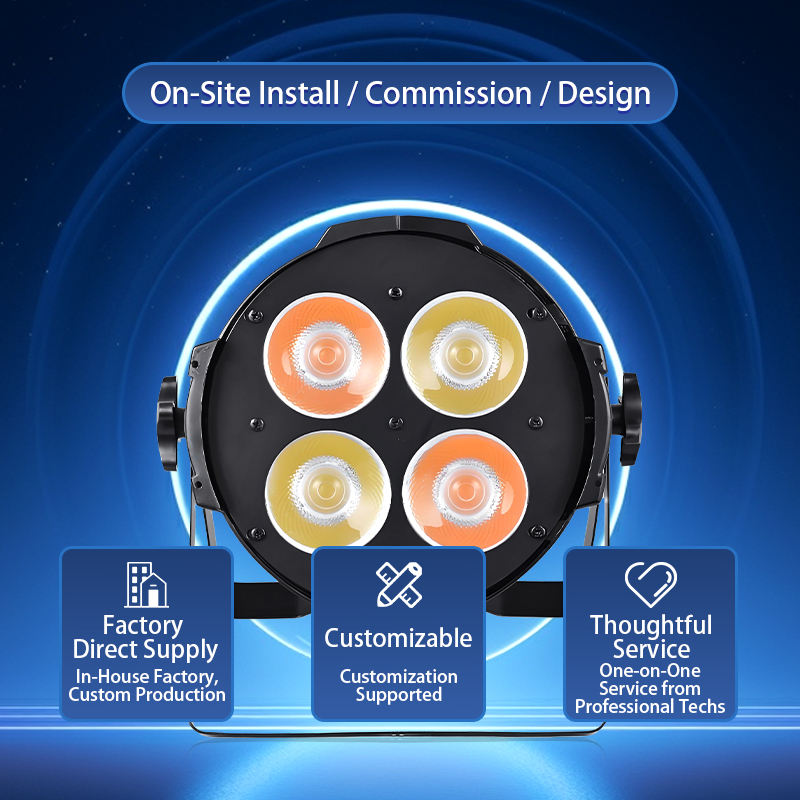 ORANGLES 200W RGBW LED Moving Head Light DMX512 | Two-Color Stage Disco Light IP33 Aluminum Body CRI 95 Professional Lighting - detailed closeup view - illustrating benefits - Image 3 of 5 | created for all | Shop 200W RGBW LED Moving Head Light DMX512 | Two-Color Stage Disco Light IP33 Aluminum Body CRI 95 Professional Lighting North Carolina | Free Shipping ORANGLES