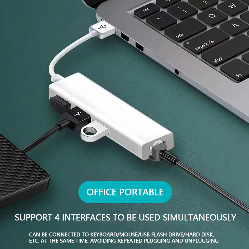 ORANGLES Wholesale USB 3.0 Type-C Multi-Port Hub with 100Mbps Network Card – Oxygen-Free Copper High-Speed Data & Ethernet Extender for Computer & Laptop - high resolution display - exposing craftsmanship - Image 2 of 5 | built for everyone | Wholesale USB 3.0 Type-C Multi-Port Hub with 100Mbps Network Card – Oxygen-Free Copper High-Speed Data & Ethernet Extender for Computer & Laptop for sale Georgia | Free Shipping ORANGLES