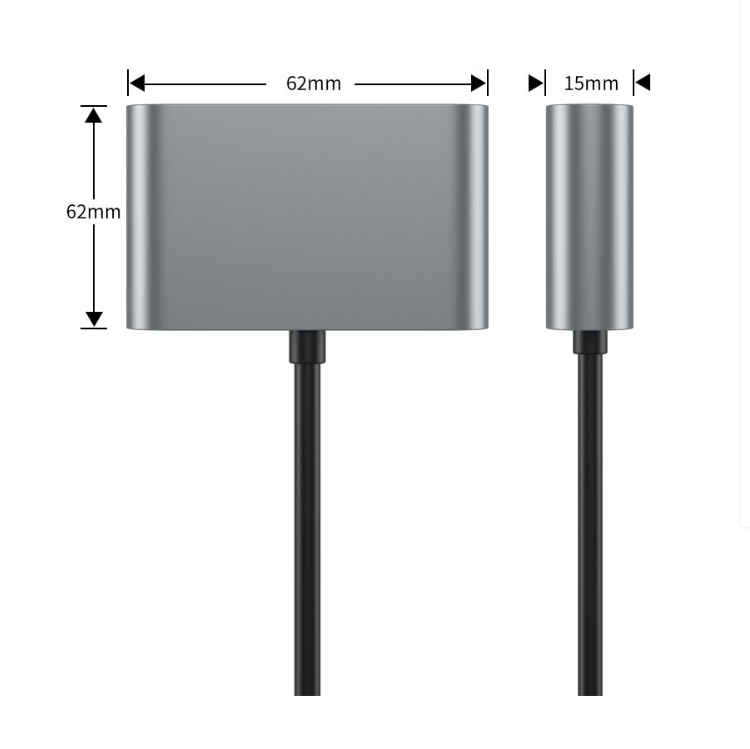 ORANGLES 4-in-1 USB-C Ethernet Hub with Gigabit LAN, Dual USB Ports & 60W Power Delivery – Driver-Free Type-C Multiport Adapter for Laptop & PC - detailed closeup view - illustrating benefits - Image 3 of 6 | created for all | Shop 4-in-1 USB-C Ethernet Hub with Gigabit LAN, Dual USB Ports & 60W Power Delivery – Driver-Free Type-C Multiport Adapter for Laptop & PC North Carolina | Free Shipping ORANGLES