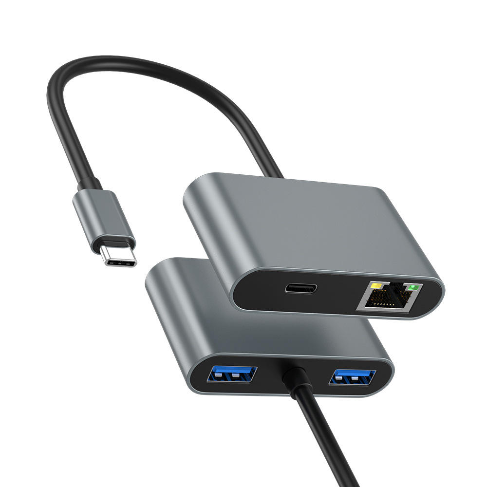 ORANGLES 4-in-1 USB-C Ethernet Hub with Gigabit LAN, Dual USB Ports & 60W Power Delivery – Driver-Free Type-C Multiport Adapter for Laptop & PC - elegant presentation - exhibiting components - Image 6 of 6 | ideal for home | Discount on 4-in-1 USB-C Ethernet Hub with Gigabit LAN, Dual USB Ports & 60W Power Delivery – Driver-Free Type-C Multiport Adapter for Laptop & PC Virginia | Free Shipping ORANGLES