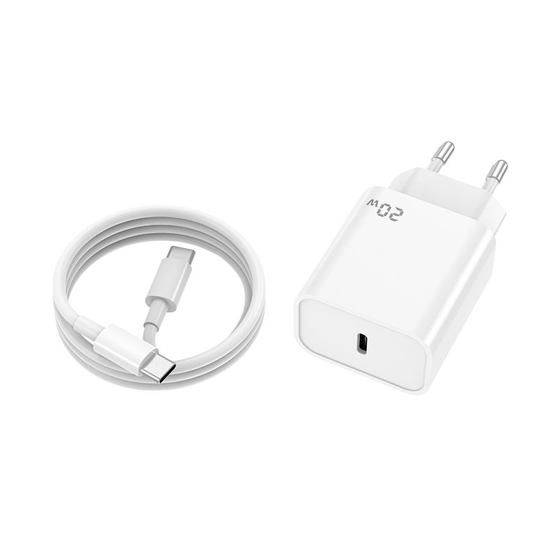 ORANGLES 20W PD Fast Charging USB-C Wall Charger Adapter with 1m Cable – Quick Charge Type-C Charger for iPhone 15/14/13/12/11 Pro Max - elegant presentation - exhibiting components - Image 6 of 6 | ideal for home | Discount on 20W PD Fast Charging USB-C Wall Charger Adapter with 1m Cable – Quick Charge Type-C Charger for iPhone 15/14/13/12/11 Pro Max Virginia | Free Shipping ORANGLES