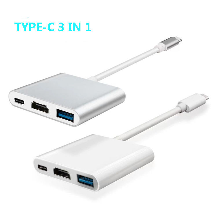 ORANGLES USB-C to HDMI Adapter 3-in-1 Multiport Hub – 4K HDMI, USB 3.0 & USB-C PD Charging Port Type-C Docking Station for Laptop & MacBook - full product showcase - Image 5 of 6 | suitable for professionals | Florida | Free Shipping ORANGLES