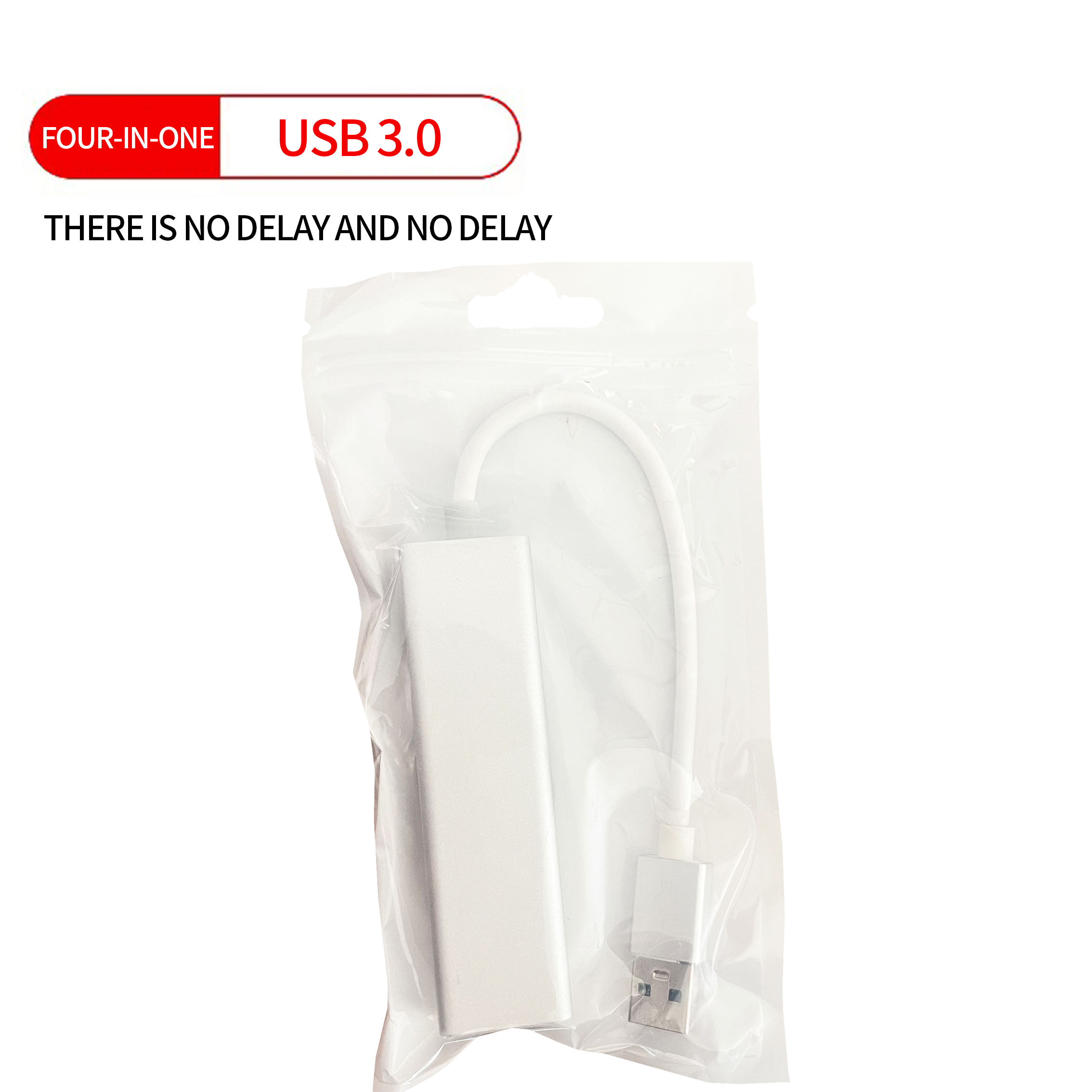 ORANGLES 4-in-1 USB 3.0 Type-C to RJ45 Ethernet Hub Adapter – Multiport Docking Station with Charging, Data Transfer & Video Output for Laptop & Desktop - angled perspective - presenting advantages - Image 4 of 6 | fits any environment | Purchase 4-in-1 USB 3.0 Type-C to RJ45 Ethernet Hub Adapter – Multiport Docking Station with Charging, Data Transfer & Video Output for Laptop & Desktop Michigan | Free Shipping ORANGLES