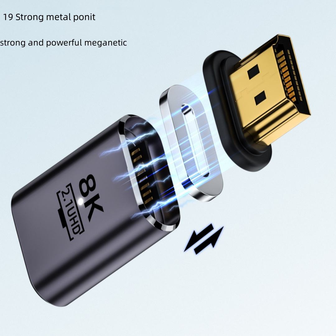 ORANGLES HDMI 2.1 8K Magnetic Adapter Cable – Ultra HD Type-C USB Hub Compatible Connector for HDTV, Mobile, Laptop & Smart Devices - high resolution display - exposing craftsmanship - Image 2 of 6 | built for everyone | HDMI 2.1 8K Magnetic Adapter Cable – Ultra HD Type-C USB Hub Compatible Connector for HDTV, Mobile, Laptop & Smart Devices for sale Georgia | Free Shipping ORANGLES