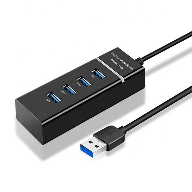 ORANGLES High-Speed 4-Port USB Hub 2.0 & 3.0 Splitter Adapter – Multi USB Expander Cable for Desktop PC & Laptop - detailed closeup view - illustrating benefits - Image 3 of 6 | created for all | Shop High-Speed 4-Port USB Hub 2.0 & 3.0 Splitter Adapter – Multi USB Expander Cable for Desktop PC & Laptop North Carolina | Free Shipping ORANGLES
